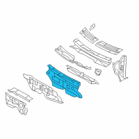 OEM Ford Edge Insulator Diagram - AT4Z-7801670-A