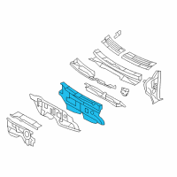 OEM 2009 Ford Edge Insulator Diagram - AT4Z-7801670-A