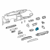 OEM 2018 Toyota Prius Seat Heat Switch Diagram - 84751-47060