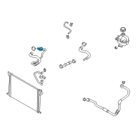 OEM BMW ActiveHybrid 3 Hose Clamp Diagram - 64-21-6-931-740
