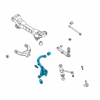 OEM Kia Amanti Carrier Assembly-Rear Axle Diagram - 527103F001