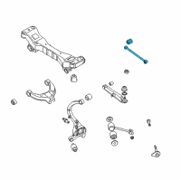 OEM Kia Amanti Arm Assembly-Rear Assist, L Diagram - 5525039800