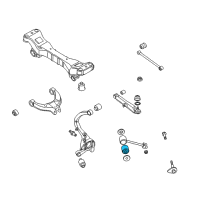 OEM 2006 Kia Optima Bush-Trailing Arm Diagram - 5554335010