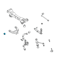 OEM 2006 Kia Amanti Pillow Ball Bush Assembly Diagram - 551303F000