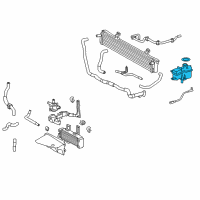 OEM 2021 Lexus RX450hL Tank Assembly, Inverter Diagram - G92A0-48043