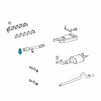 OEM 2004 Dodge Sprinter 2500 Clamp-Exhaust Diagram - 5119830AB