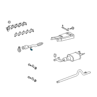 OEM 2006 Dodge Sprinter 2500 Bracket-Exhaust Diagram - 5119943AA