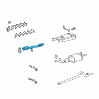 OEM 2004 Dodge Sprinter 2500 Exhaust Pipe Diagram - 5119764AA