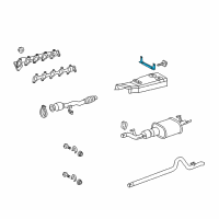 OEM 2006 Dodge Sprinter 2500 Bracket-Exhaust Diagram - 5119848AA