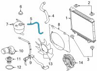 OEM 2021 Ford E-350 Super Duty Hose Assembly Diagram - LC2Z-8075-A