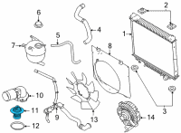 OEM 2022 Ford F-350 Super Duty Thermostat Diagram - LC3Z-8575-A