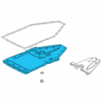 OEM BMW 750iL Automatic Transmission Oil Pan Diagram - 24-11-1-422-146