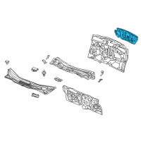 OEM 2015 Honda Odyssey Insulator, Dashboard (Lower/Outer) Diagram - 74251-TK8-A00