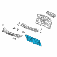 OEM 2015 Honda Odyssey Dashboard (Lower) Diagram - 61500-TK8-A10ZZ