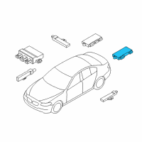 OEM 2011 BMW 550i Control Unit Cas4 Diagram - 61-35-9-282-118
