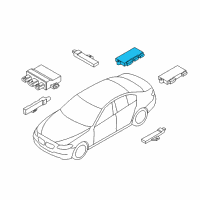 OEM 2014 BMW ActiveHybrid 7 Electrical Control Module Diagram - 61-35-6-809-372