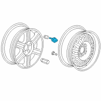 OEM 2008 Dodge Viper Sensor-Tire Pressure Diagram - 68406527AA