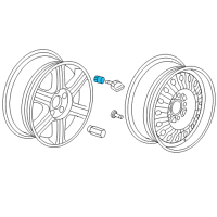 OEM Chrysler Nut-Tire Pressure Sensor Diagram - 52088961AA