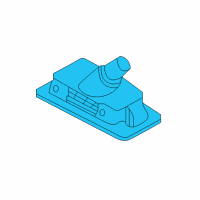 OEM Hyundai Accent Lamp Assembly-License Plate, RH Diagram - 92502-1M400
