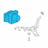 OEM 2010 Honda Accord Crosstour Modulator Assembly, Vsa (Rewritable) Diagram - 57110-TP6-A01