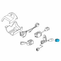 OEM BMW Z3 Button For Cruise Control Switch Diagram - 61-31-1-390-968