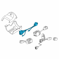 OEM 2001 BMW Z3 Ignition Switch Diagram - 61-32-8-360-925