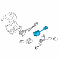 OEM 1999 BMW M3 Wiper Switch Diagram - 61-31-1-393-304