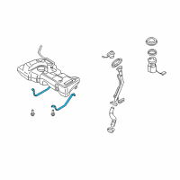 OEM 2013 Nissan Sentra Band Assy-Fuel Tank Mounting Diagram - 17406-EL00A