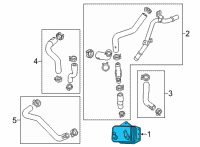 OEM Buick Oil Cooler Diagram - 55497871