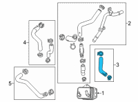 OEM 2022 GMC Acadia Outlet Hose Diagram - 24278345