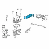 OEM 2022 Jeep Cherokee Air Cleaner Hose Diagram - 68285598AC