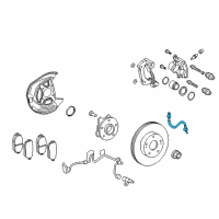 OEM 2012 Lexus IS F Hose, Flexible Diagram - 90947-02G51