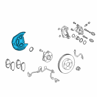 OEM Lexus IS350 Cover, Disc Brake Dust, Front RH Diagram - 47781-30230