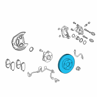 OEM Lexus IS350 Disc, Front Diagram - 43512-30310