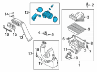 OEM 2022 Hyundai Kona HOSE ASSY-AIR INTAKE, RH Diagram - 28140-J9900