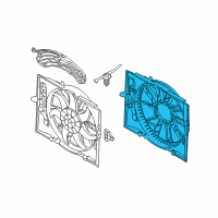 OEM 2008 BMW M6 Fan Shroud Diagram - 17-42-2-282-943