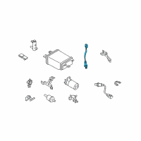 OEM 2004 Infiniti M45 Heated Oxygen Sensor Diagram - 22691-AR210