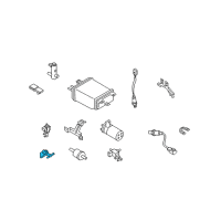 OEM 2006 Infiniti M45 Valve Assembly-EVAPORATOR, Service Port Diagram - 14939-EH100