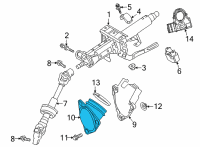 OEM 2022 Toyota Sienna Lower Boot Diagram - 45025-08060