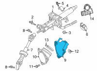 OEM Toyota Sienna Upper Boot Diagram - 45253-08050