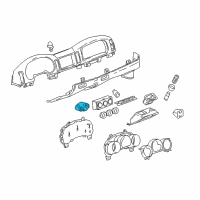 OEM Chevrolet SSR Switch Asm, Fog Lamp & Headlamp Diagram - 89047074