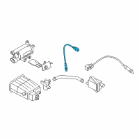OEM Hyundai Elantra Coupe Sensor Assembly-Oxygen Diagram - 39210-2E200