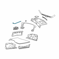 OEM 2000 Lincoln LS Wrench Diagram - YW4Z-17035-AA