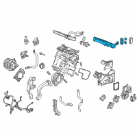 OEM 2015 Acura MDX Evaporator Sub-Assembly Diagram - 80215-TZ5-A43