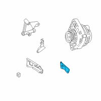 OEM 2001 Nissan Altima Bracket-Alternator Diagram - 11710-9E005