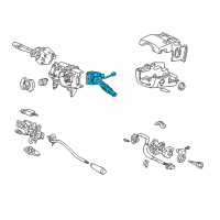 OEM Honda Switch Assembly, Wiper Diagram - 35256-S0X-A11