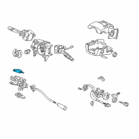 OEM 2003 Honda Pilot Solenoid Assy., AT Shift Lock Diagram - 39550-S10-A81