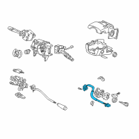 OEM 2003 Honda Odyssey Switch, Steering Diagram - 35130-S0X-A02