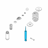 OEM 2006 BMW X3 Rear-Shock Absorber Diagram - 33-50-3-451-404