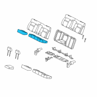 OEM 2006 Ford F-150 Seat Cushion Pad Diagram - 4L3Z-1663841-AA